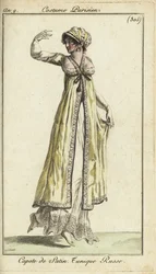 Fashionable woman dancing at a ball