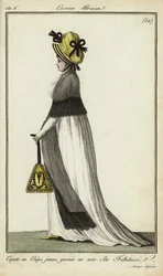 Fashionable woman on the Champs-Elysees