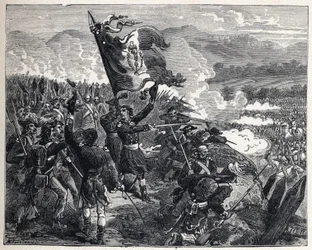 First coalition: Colonel Antoine Guillaume Rampon (1759-1842) at the Battle of Montenotte on April 12
