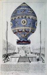 First Human Flight of Pilâtre de Rozier on 21 November 1783