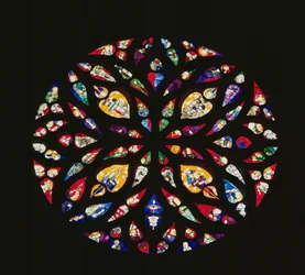 Flamboyant rose window