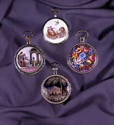 Four Jewelled and Enamelled Watch Cases, Late 18th Century