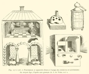 Furnaces and Various Apparatus for the Use of Chemists and Alchemists of the Middle Ages