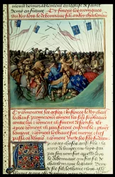 Lothair I in Combat with His Brothers Louis the German and Charles the Bald at Fontenoy en Puisaye