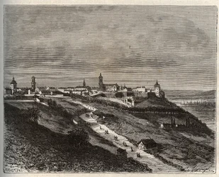 France, Champagne-Ardenne, Haute-Marne (52), Langres - engraving in 