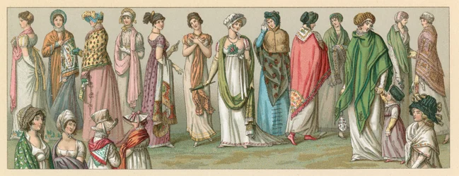 France XVIIIth-XIXth Cent Costume