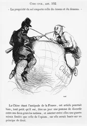France and China, Caricature from the Musee Philippon