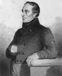 François Guizot (1787 - 1874), French politician and historian - engraving in Histoire de la vie politique et privée de Louis Philippe