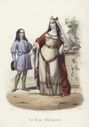 Fredegund, Queen Consort of Chilperic I, Frankish King of Neustria