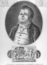 French Revolution: Georges Cadoudal (known as Larive, known as Masson), a French conspirator who was one of the leaders of the Chouans and organized two plots against Bonaparte, was executed on 25 June 1804 - collection of the Musée Dobrée, Nantes