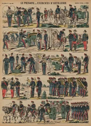 French Army Artillery Exercises, Le Polygone, Lorient, France