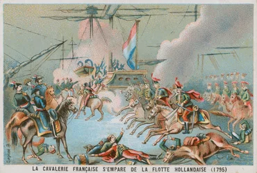 French Cavalry Capturing the Dutch Fleet, 1795