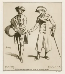 French Dandies, 1778-79