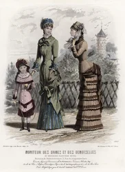 French fashion plate, late 19th century