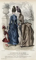 French fashion plate, late 19th century
