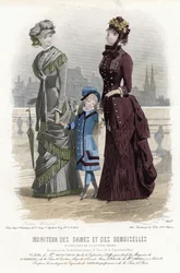 French fashion plate, late 19th century