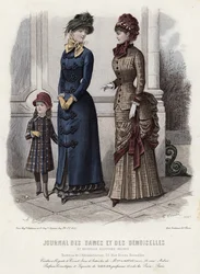 French fashion plate, late 19th century