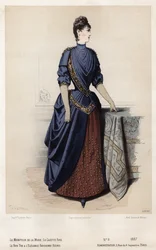 French fashion plate, late 19th century