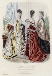 French fashion plate, late 19th century