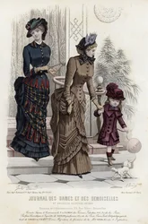 French fashion plate, late 19th century