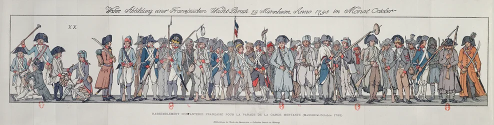 French soldiers in Germany, 1795
