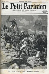 French soldiers in Sudan: May 1898. Sack of Sikasso by Colonel Audeoud. The capture of Sikasso. Cover of 