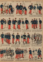 French Soldiers on the Day of a Review