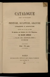 Frontispiece for the catalogue for the Salon des Refuses, 1863