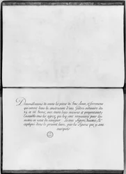 Frontispiece to Demonstrations de toutes les pieces de bois, cloux et ferremens qui entrent dans la construction d