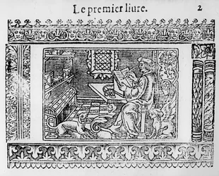 Frontispiece to the First Book of Utopia by Thomas More (1478-1535)