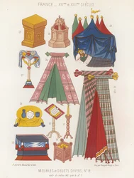 Furniture and Various Objects of the 12th and 13th Centuries