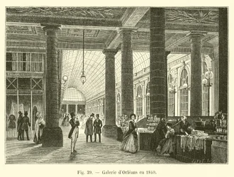 Gallery of Orleans in 1840