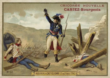 General Augereau at the Battle of Castiglione, Italy, 3-5 August 1796