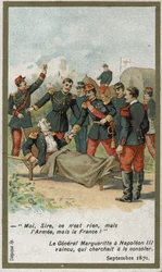 General Jean Auguste Margueritte Fatally Wounded During the Battle of Sedan on September 2