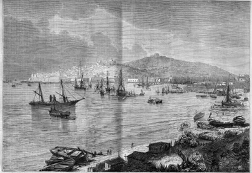 General view of Gaeta, Italy