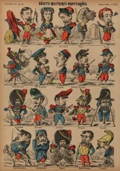Grotesque Military Caricatures