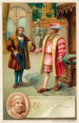 Hans Holbein with King Henry VIII