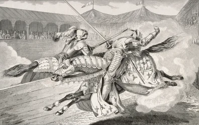 Henri II is Fatally Wounded at a Joust During His Daughter
