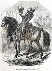 Henri IV at the Battle of Ivry (14/03/1590)