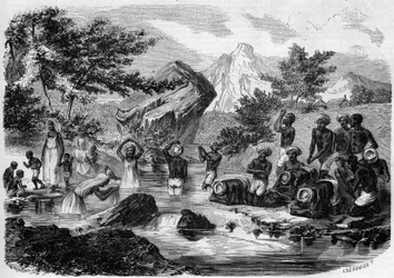 Hindu ritual: wudoo. India