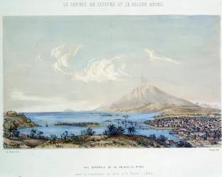 General View of Pointe-a-Pitre in Guadeloupe Before the Earthquake of 1843