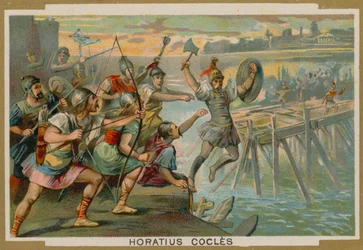 Horatius Cocles Defending the Pons Sublicius