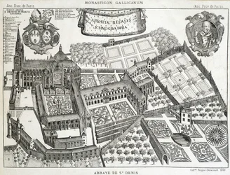 Horseman perspective of the Abbey of Saint Denis