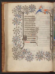 Hours of the Virgin, Book of Hours, Add MS 32454 f.37v, France