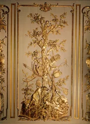 Hunting scene, wood panelling originally from the dining room of the Hotel des Etats du Languedoc