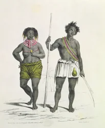 Idolatrous black from the Kingdom of Benguela, Angola