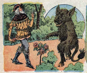 Illustration for the tale 