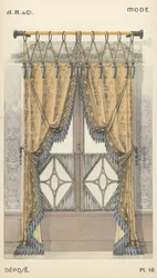 Illustration from interior design product catalogue from A R & Cie, France