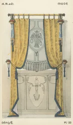 Illustration from interior design product catalogue from A R & Cie, France