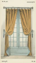 Illustration from interior design product catalogue from A R & Cie, France